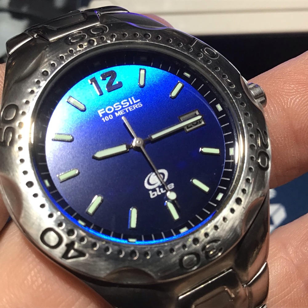 Fossil W/Iridescent Dial - image 1